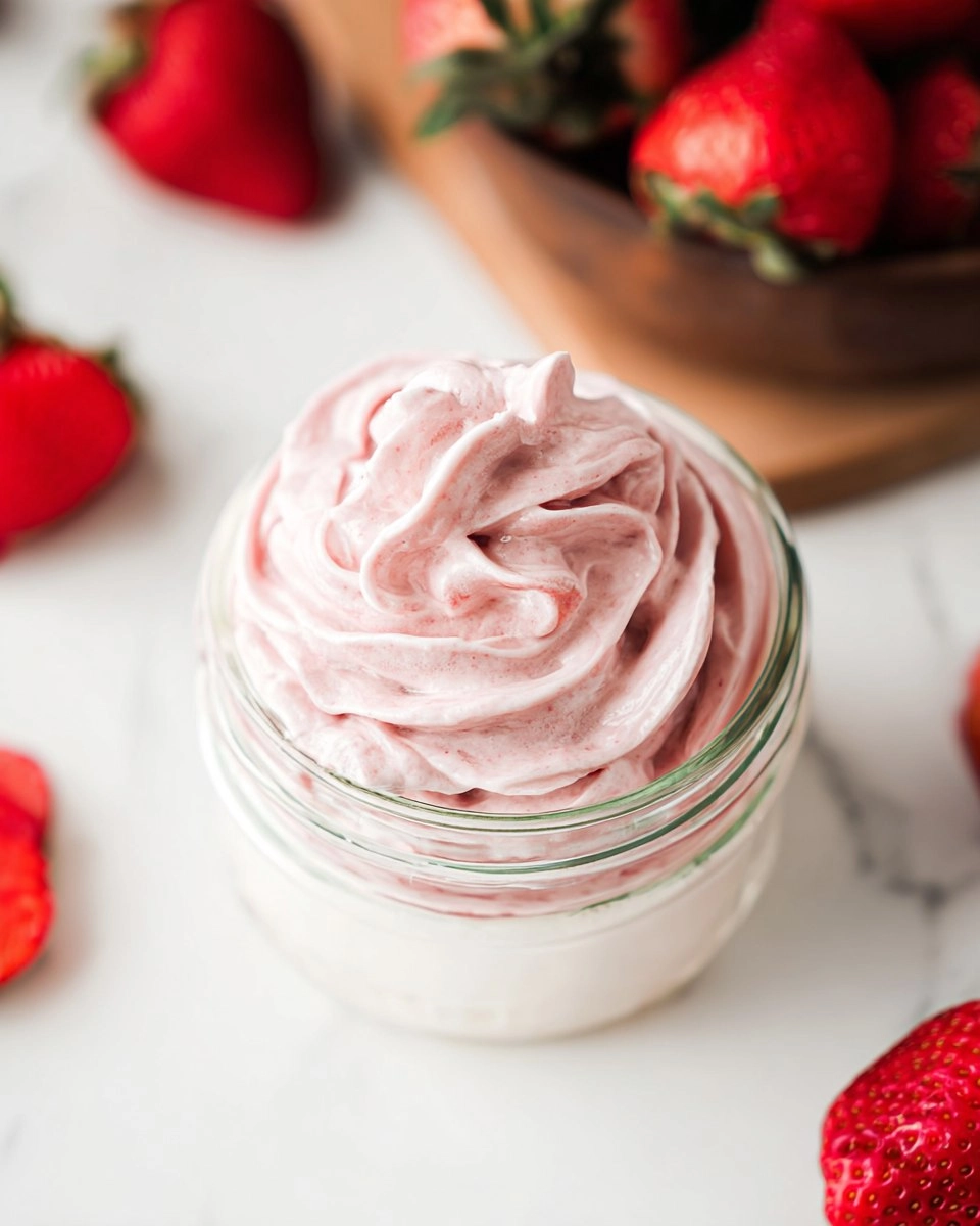 Crème Fouettée aux Fraises