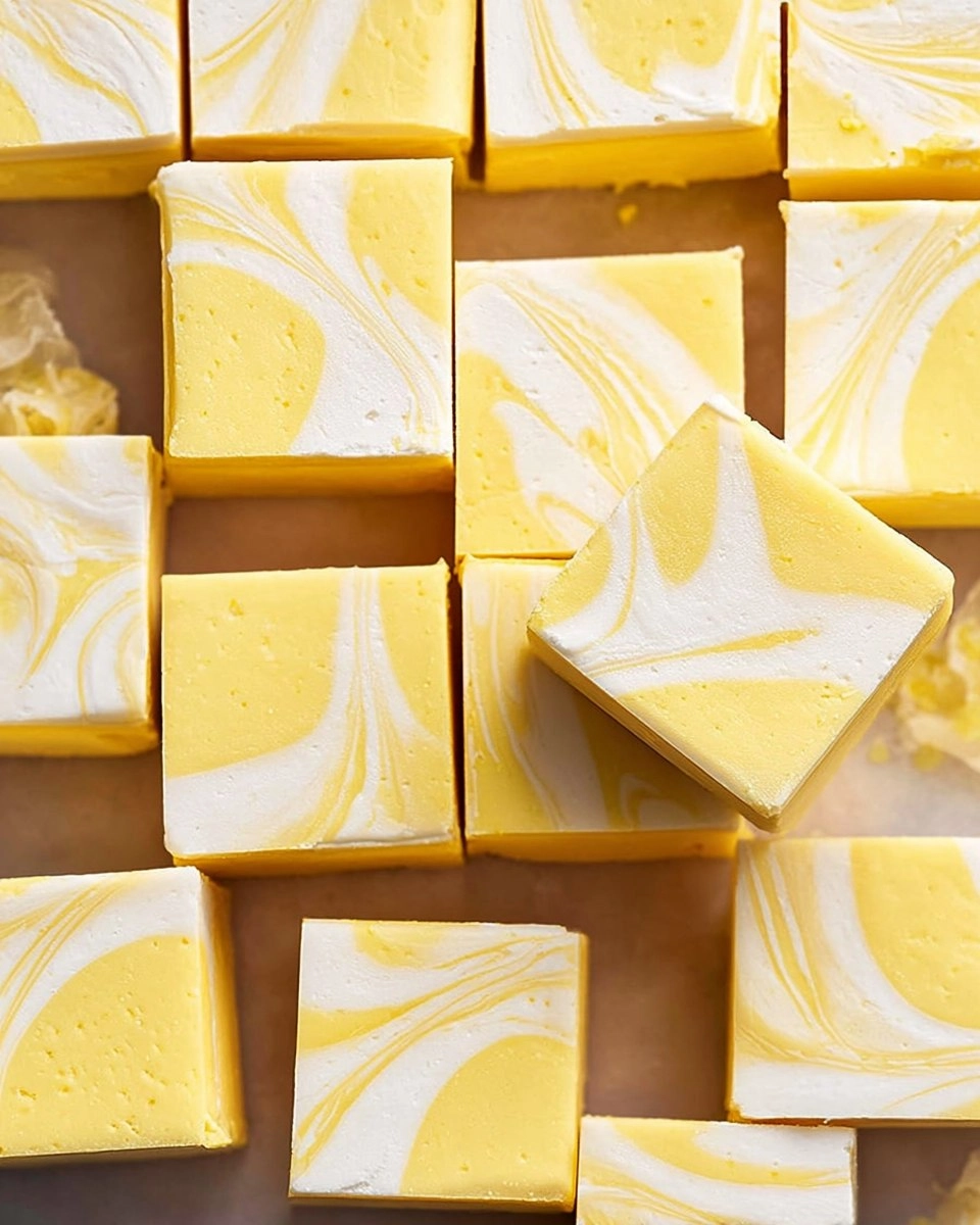 Fudge au citron et chocolat blanc 76 Fudge au citron et chocolat blanc