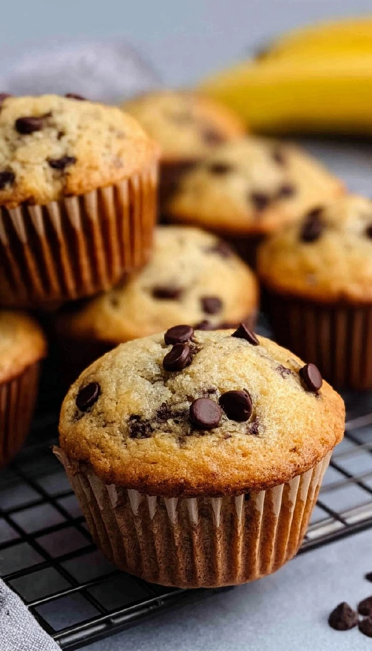 Muffins à la Banane et Pépites de Chocolat 23 Muffins à la Banane et Pépites de Chocolat