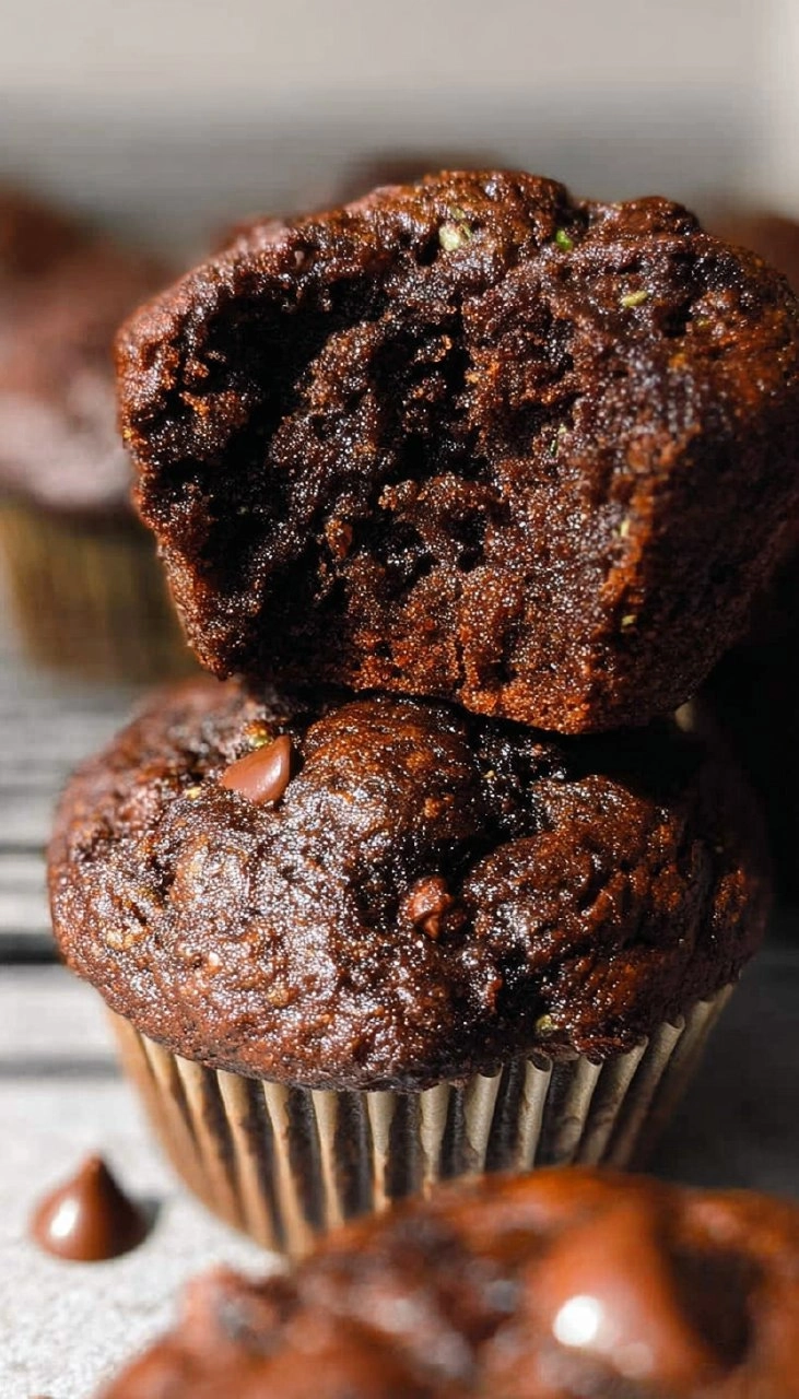 Muffins au Chocolat et Courgette