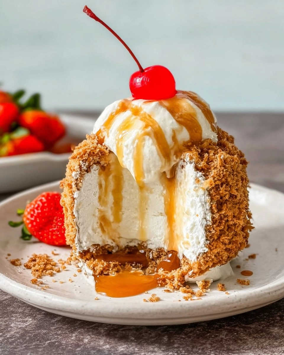 Glace Frite Sans Huile