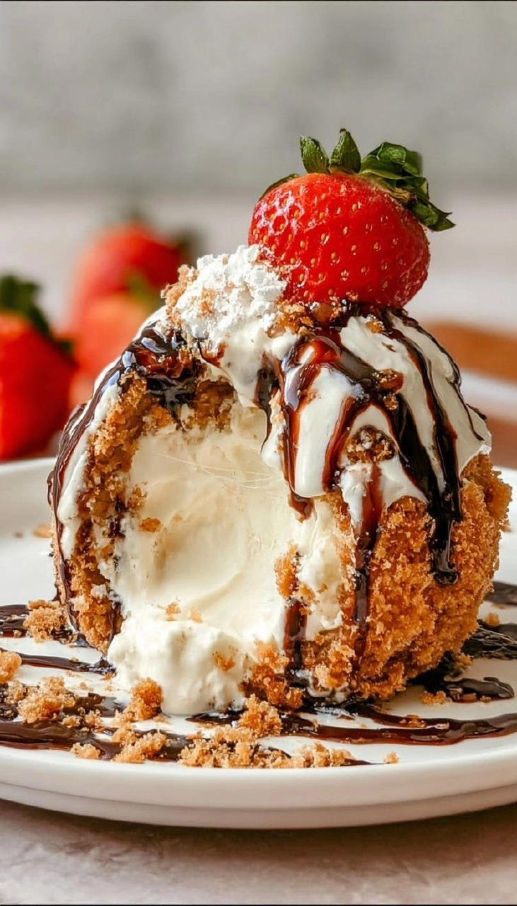 Glace Frite Sans Huile