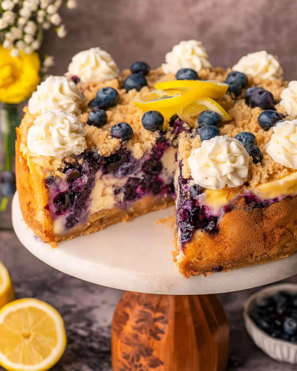 Cheesecake aux Myrtilles et Citron