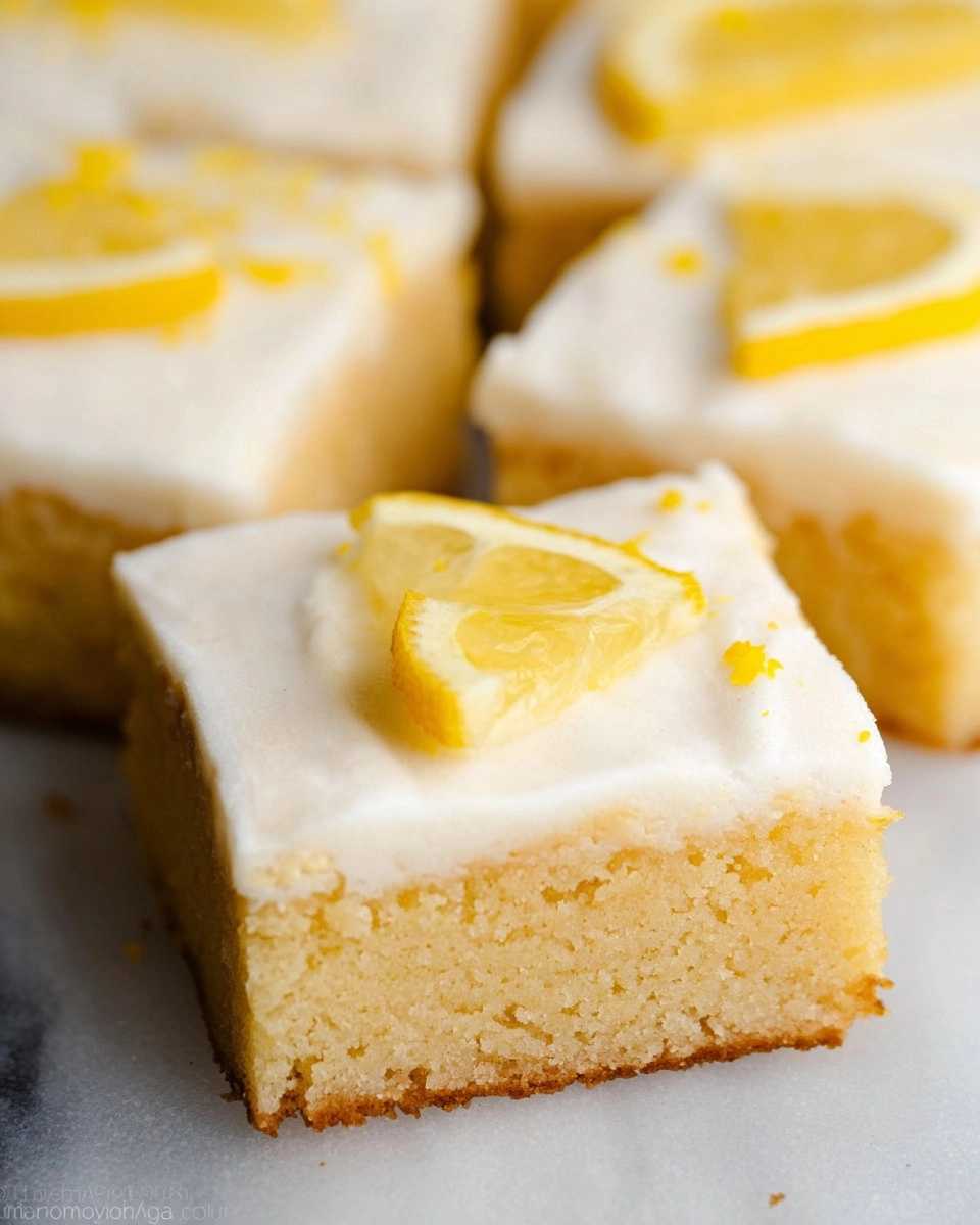Barres de Biscuits au Sucre au Citron