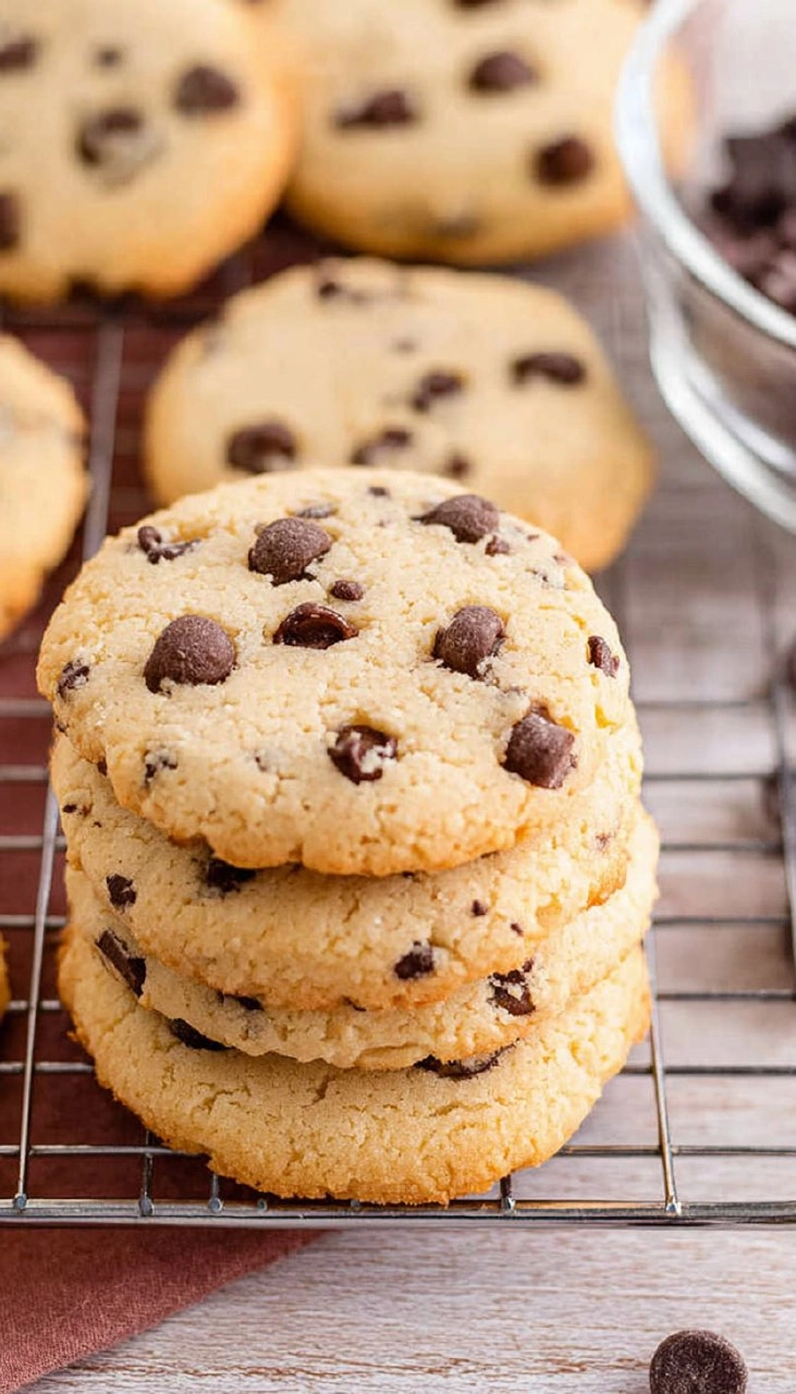 Biscuits Sablés aux Pépites de Chocolat Sans Sucre