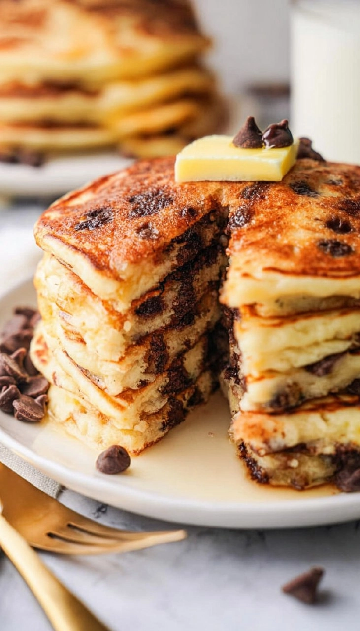 Crêpes aux Pépites de Chocolat 5 Crêpes aux Pépites de Chocolat