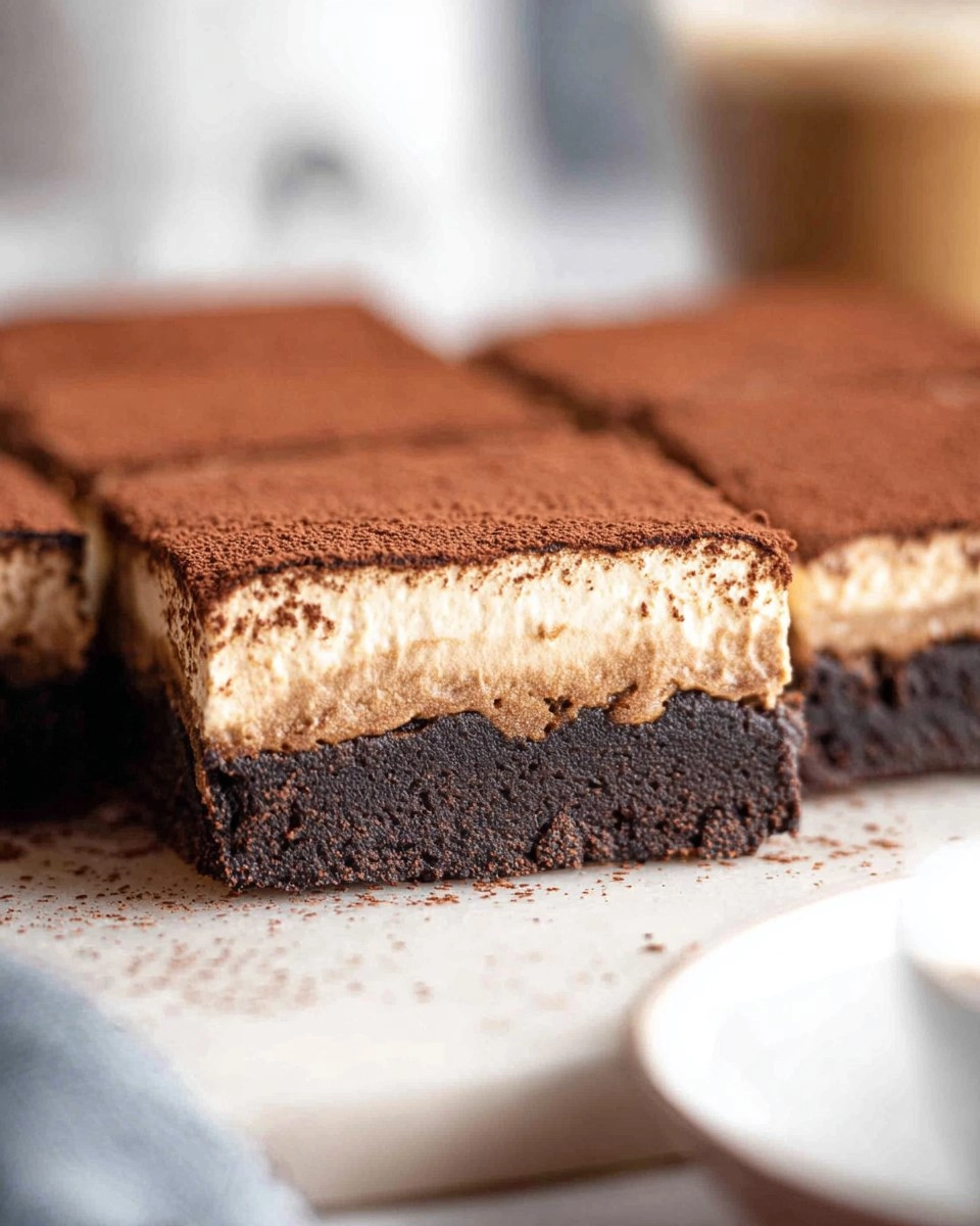 Tiramisu Brownies