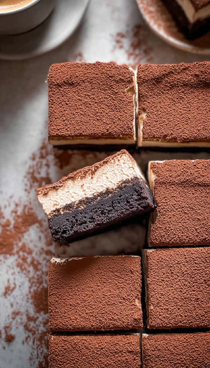 Tiramisu Brownies